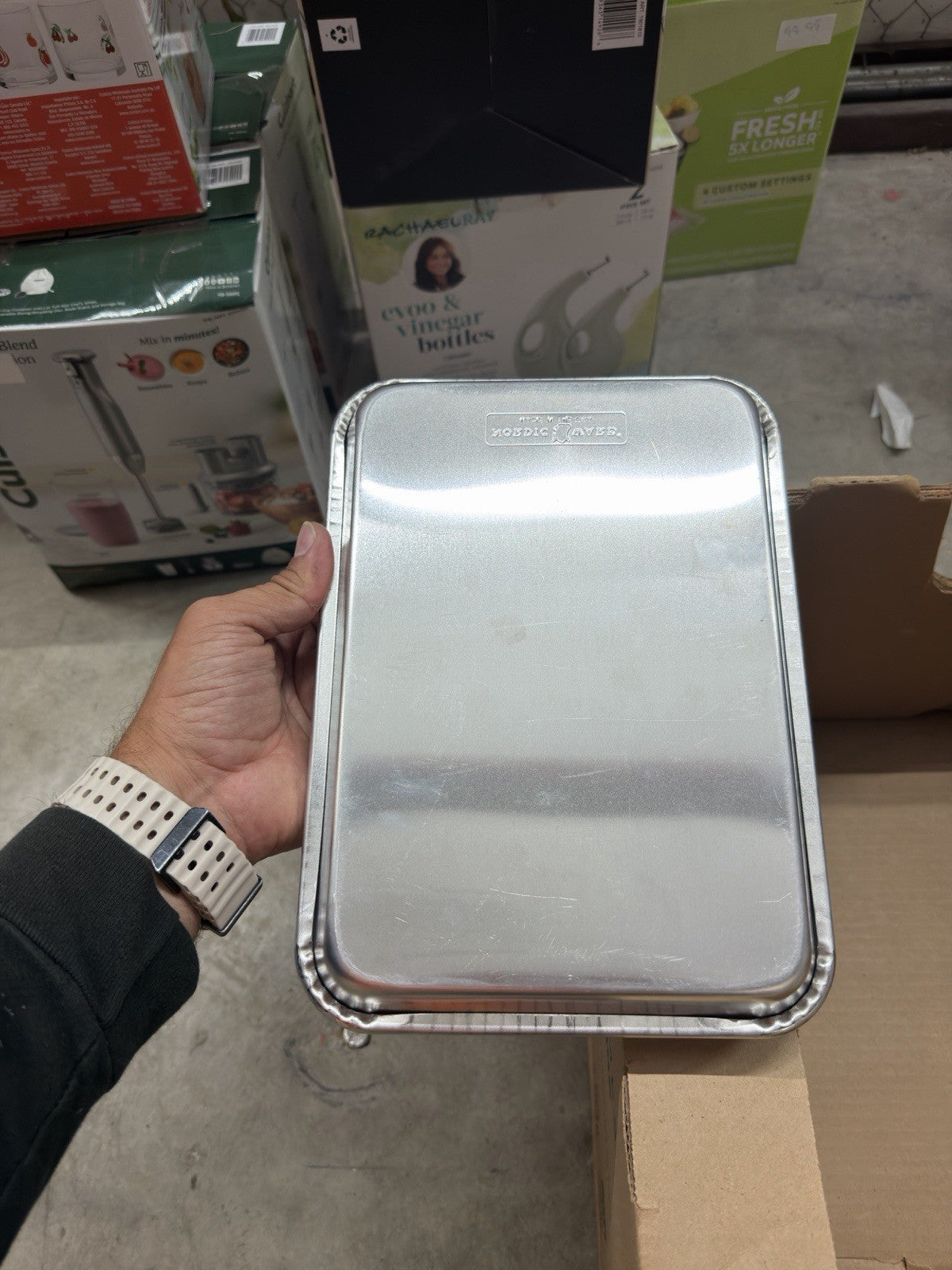 Nordic Ware Natural Aluminum 3 Set Rectangular
