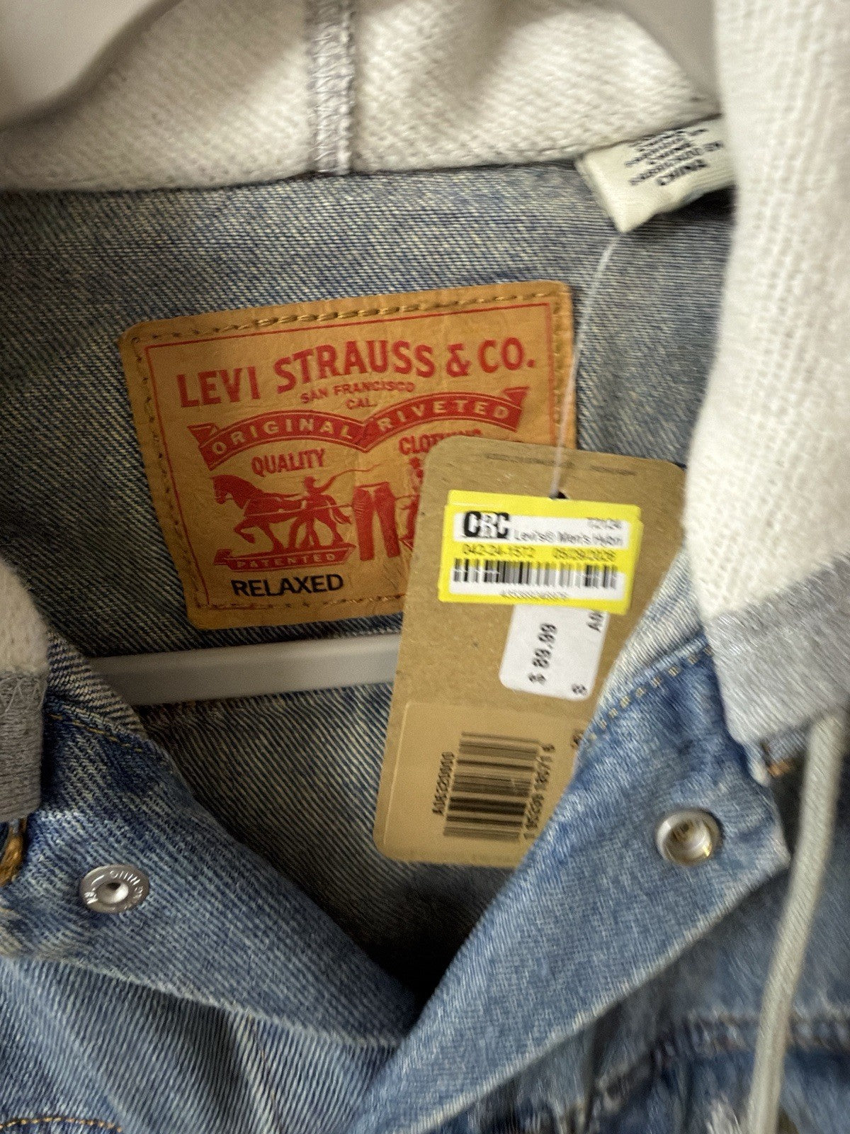 levis denim jacket mens small B.8