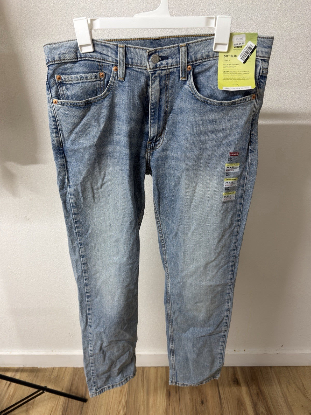 levis 511 34x30 slim stretch mens jeans B.8