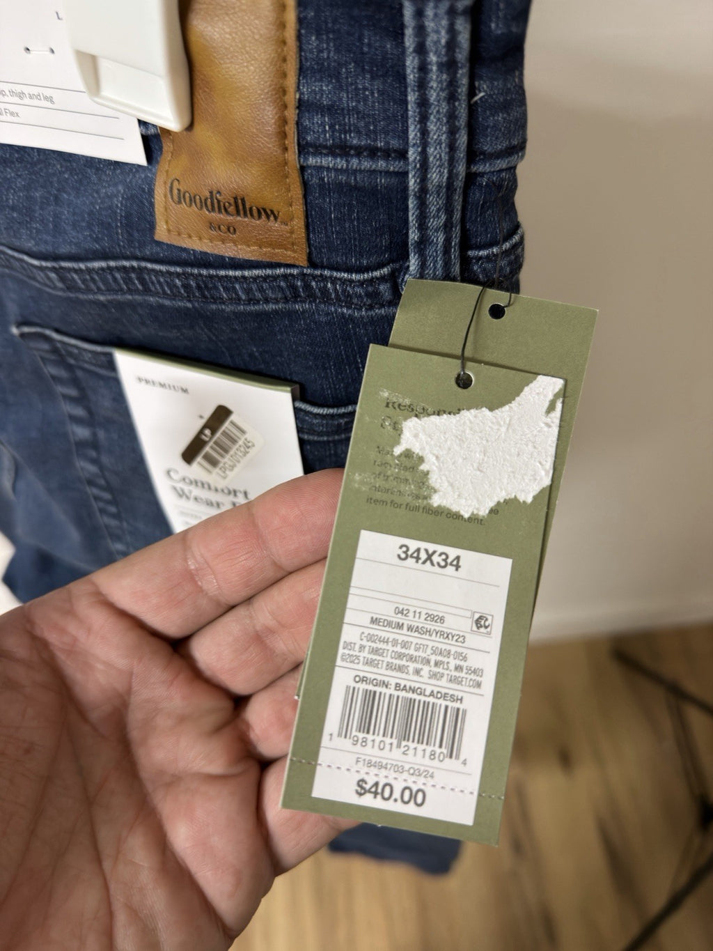goodfellow jeans men 34x34 B.8