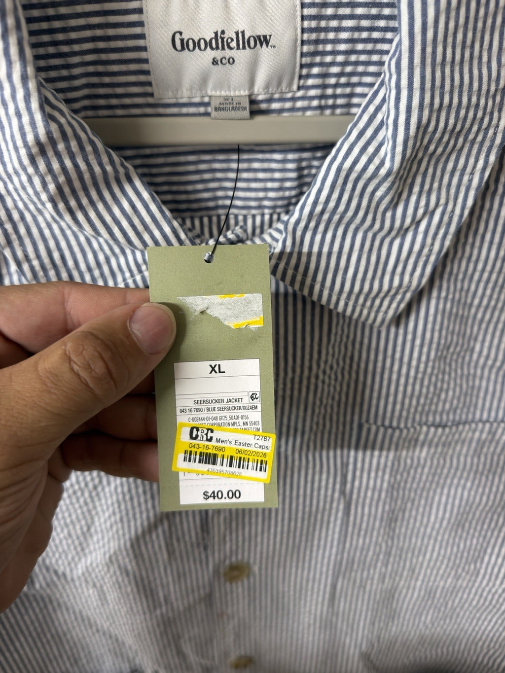 goodfellow button down shirt XL B.8