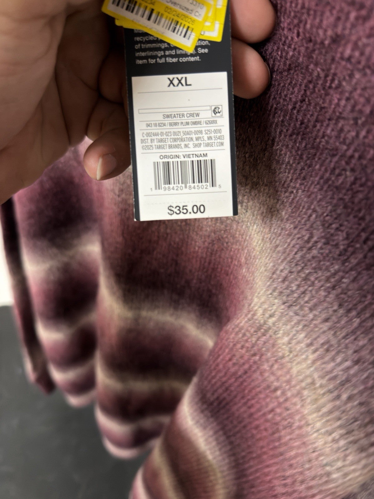 original use sweater Crew XXL B.8