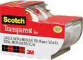 Scotch 3/4" x 250" Transparent Tape - 2 Rolls (2157SS)