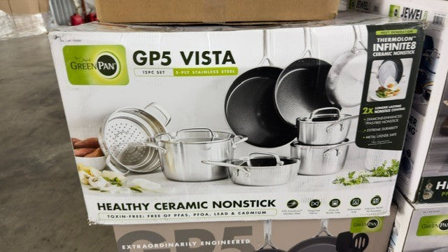greenpan nonstick ceramic cookware set