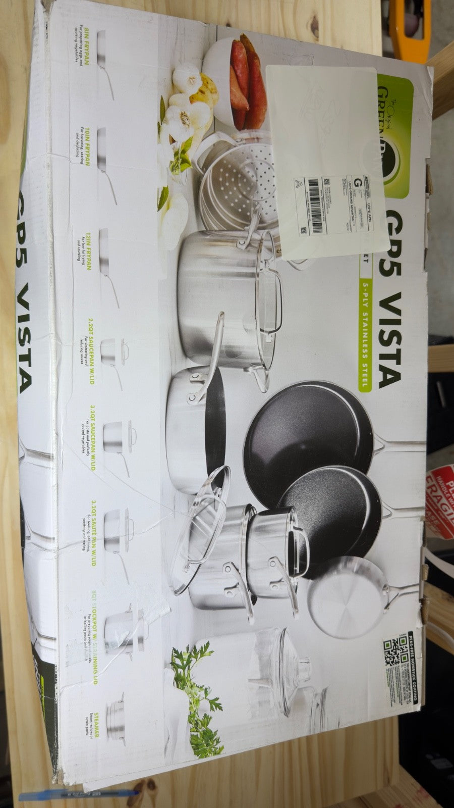 greenpan nonstick ceramic cookware set