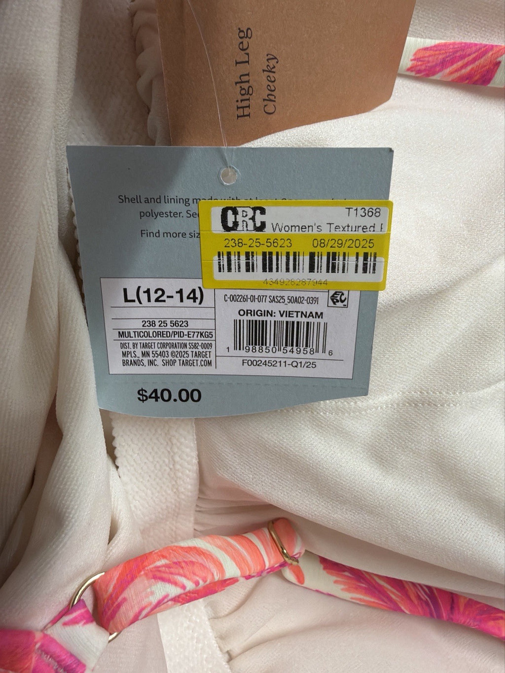 shade and shore swimsuit large B.5