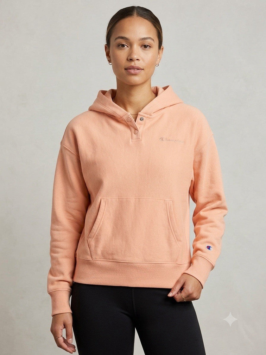 champion snap pullover Hoodie Medium For Women B.3