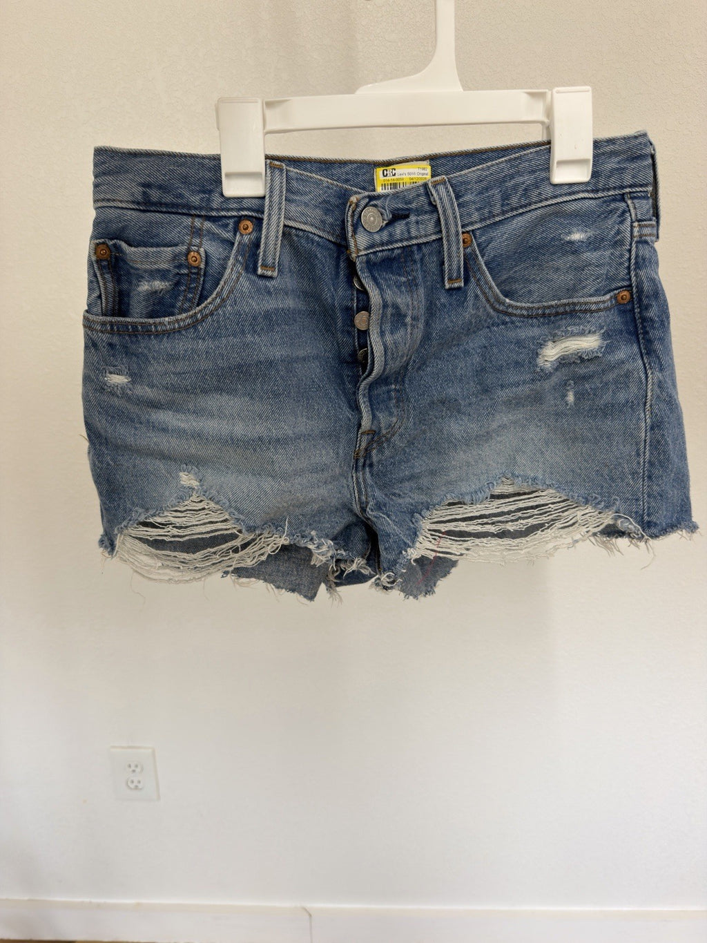 Levi's 501 North Beach Noise Women's Denim Shorts B.1