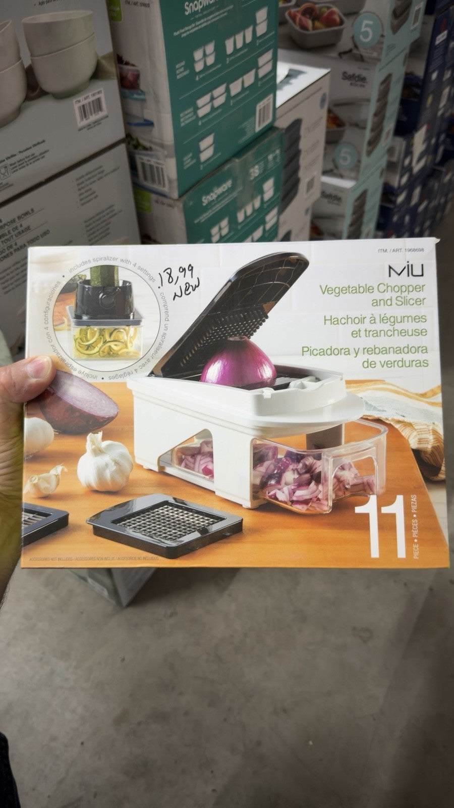 MIU 11-piece Vegetable Chopper & Slicer